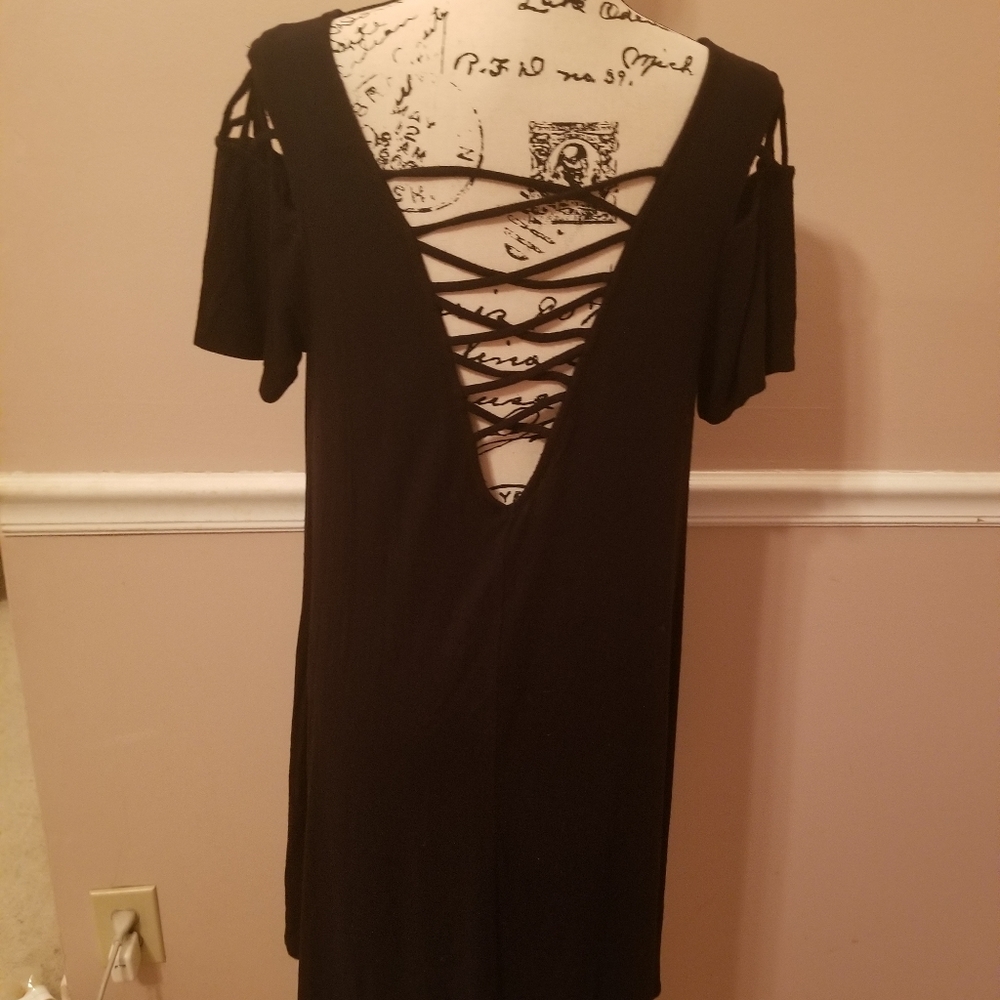 Sexy black dress